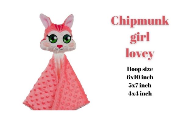 Chipmunk Girl Lovey: A Sweet Embroidery Review