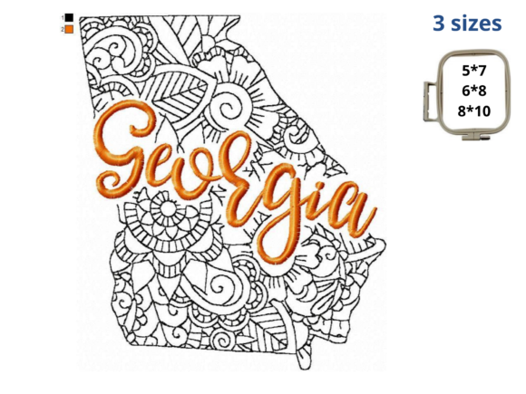 Georgia State Embroidery Review for Boutique Apparel