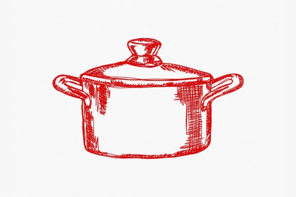 Pot One Line: A Designer’s Review for Kitchen Embroidery