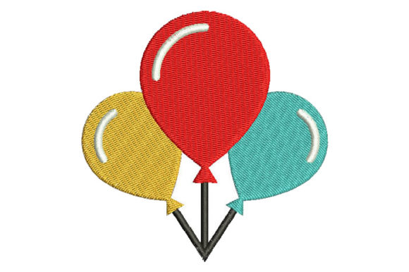 Review: Colored Balloons for Birthdays Embroidery