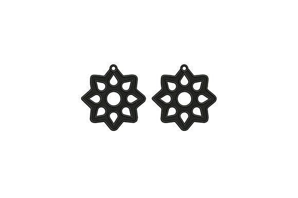 Reviewing Black Flower Earrings for Boutique Sweatshirts