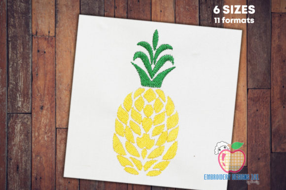 Reviewing Fancy Pineapple Fruit Quick Stitch for Merch