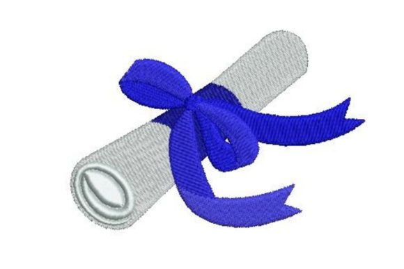 Reviewing Graduation Skroll with Royal Blue for Etsy