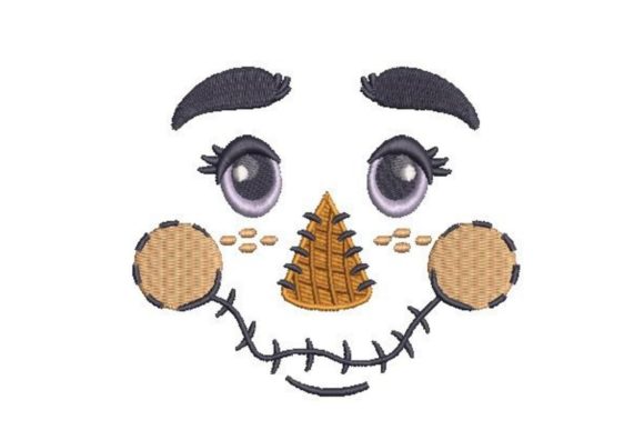 Scarecrow Face: A Seller’s Review for Autumn Embroidery